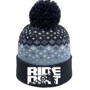 Ride Dirt Bike Motocross Graphic - Motocross The Baniff Cuffed Pom Beanie