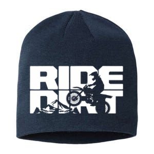 Ride Dirt Bike Motocross Graphic - Motocross Sustainable Beanie