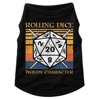Rolling Dice Builds Character Funny Rpg Tabletop Gamer Doggie Tank