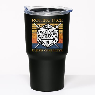 Rolling Dice Builds Character Funny Rpg Tabletop Gamer Tumbler