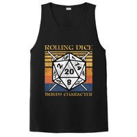 Rolling Dice Builds Character Funny Rpg Tabletop Gamer PosiCharge Competitor Tank