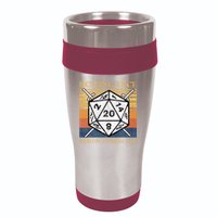 Rolling Dice Builds Character Funny Rpg Tabletop Gamer 16oz Travel Tumbler