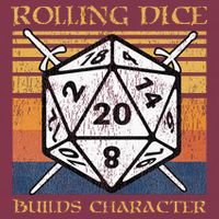 Rolling Dice Builds Character Funny Rpg Tabletop Gamer 16oz Travel Tumbler