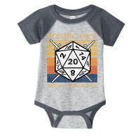 Rolling Dice Builds Character Funny Rpg Tabletop Gamer Infant Baby Jersey Bodysuit