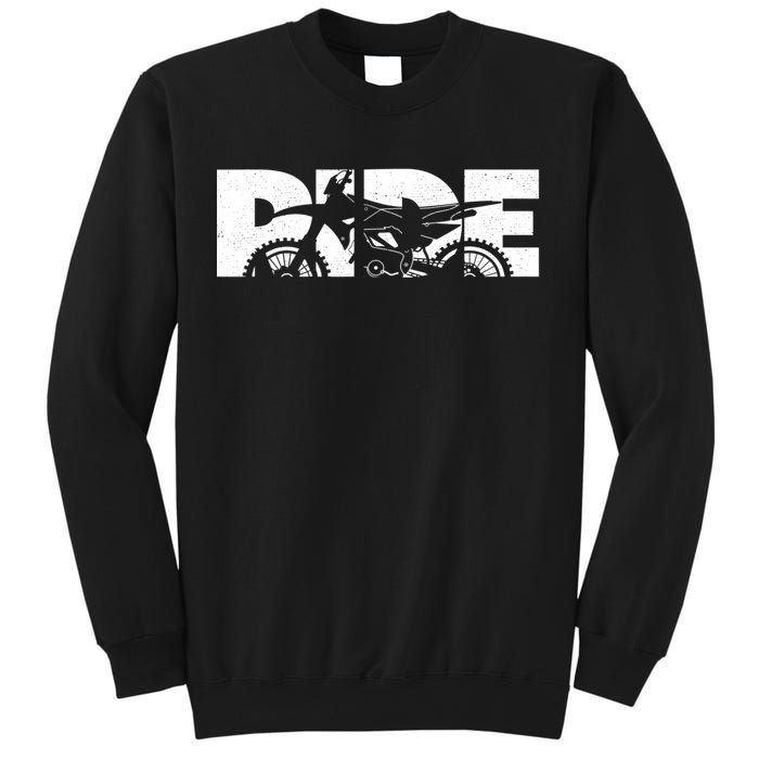 RIDE Dirt Bike Gift Motocross Motocross Dirt Bike Gift Sweatshirt