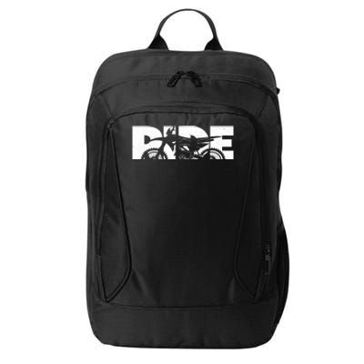 RIDE Dirt Bike Gift Motocross Motocross Dirt Bike Gift City Backpack