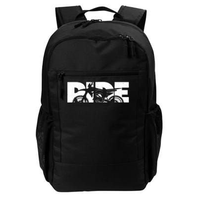 RIDE Dirt Bike Gift Motocross Motocross Dirt Bike Gift Daily Commute Backpack