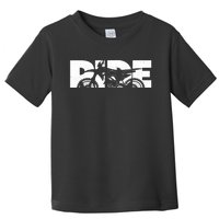 RIDE Dirt Bike Gift Motocross Motocross Dirt Bike Gift Toddler T-Shirt