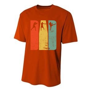 Retro Dad Boxing Player Boxing For Dad Gift Youth Performance Sprint T-Shirt