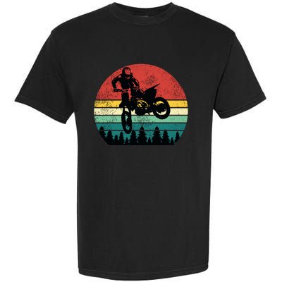 Retro Dirt Bike Motocross Motorcycle Rider Gift Garment-Dyed Heavyweight T-Shirt