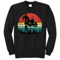 Retro Dirt Bike Motocross Motorcycle Rider Gift Sweatshirt