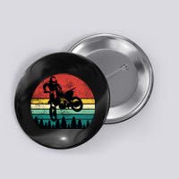 Retro Dirt Bike Motocross Motorcycle Rider Gift Button