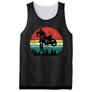 Retro Dirt Bike Motocross Motorcycle Rider Gift Mesh Reversible Basketball Jersey Tank