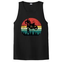 Retro Dirt Bike Motocross Motorcycle Rider Gift PosiCharge Competitor Tank