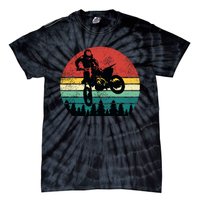 Retro Dirt Bike Motocross Motorcycle Rider Gift Tie-Dye T-Shirt