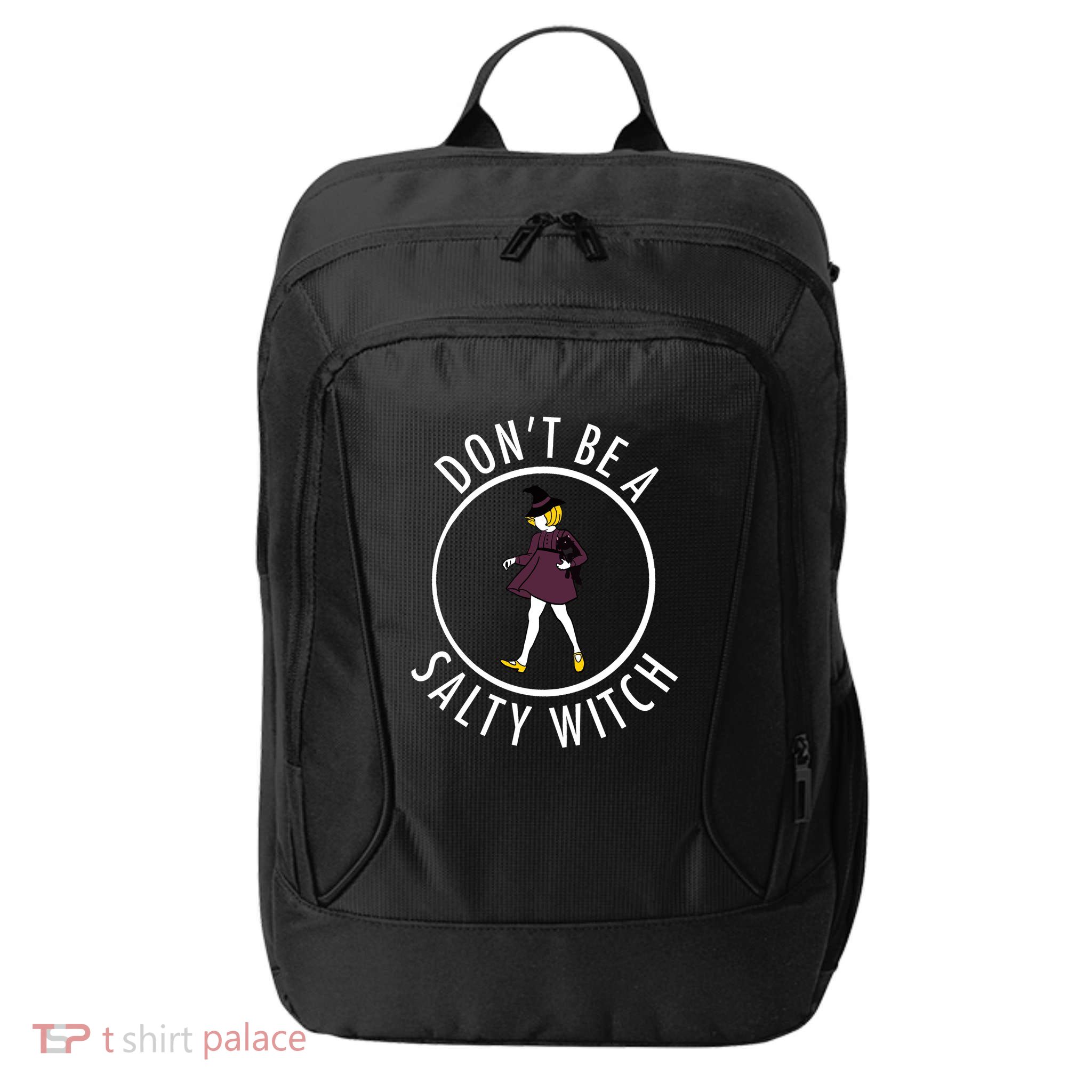 Retro DonT Be A Salty Witch Funny Halloween Girl City Backpack