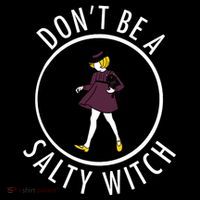 Retro DonT Be A Salty Witch Funny Halloween Girl City Backpack
