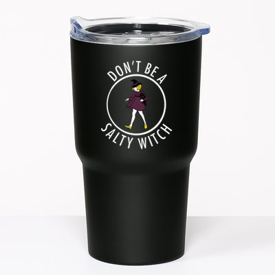 Retro DonT Be A Salty Witch Funny Halloween Girl Tumbler