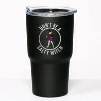 Retro DonT Be A Salty Witch Funny Halloween Girl Tumbler