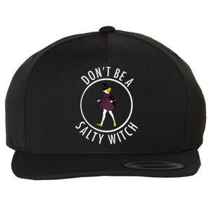 Retro DonT Be A Salty Witch Funny Halloween Girl Wool Snapback Cap