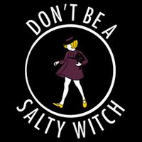 Retro DonT Be A Salty Witch Funny Halloween Girl Wool Snapback Cap