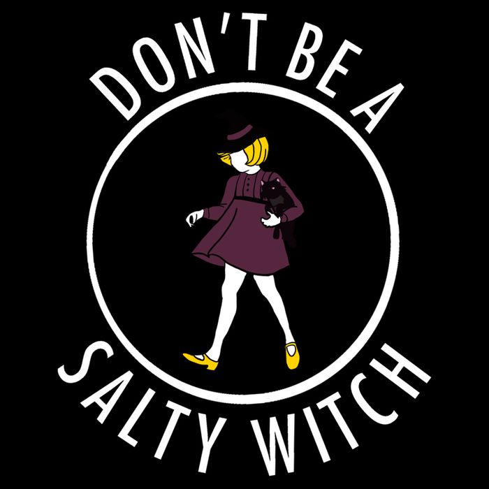 Retro DonT Be A Salty Witch Funny Halloween Girl Wool Snapback Cap