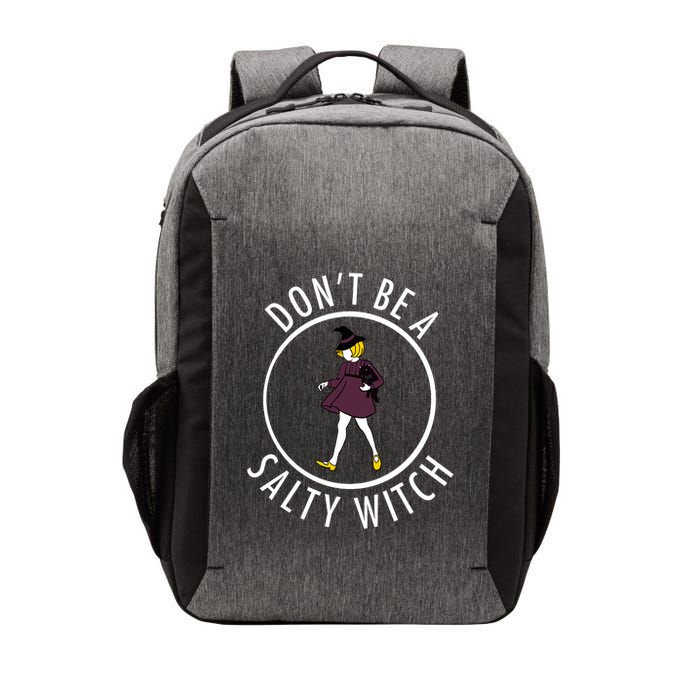 Retro DonT Be A Salty Witch Funny Halloween Girl Vector Backpack
