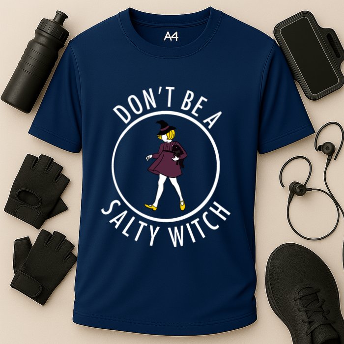 Retro DonT Be A Salty Witch Funny Halloween Girl Performance Shirt