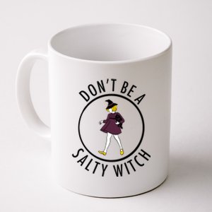 Retro DonT Be A Salty Witch Funny Halloween Girl Coffee Mug