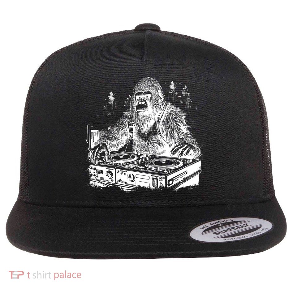 Realistic DJ Bigfoot Flatbill Hat