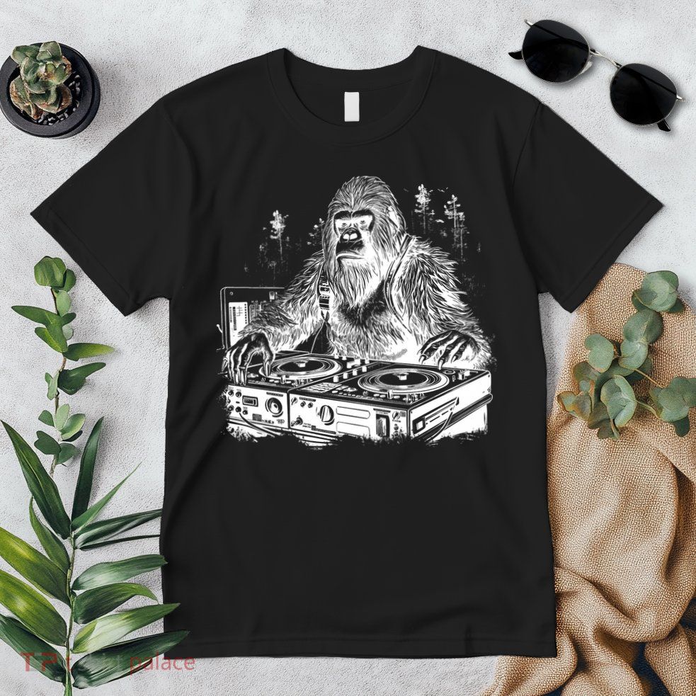 Realistic DJ Bigfoot Premium T-Shirt