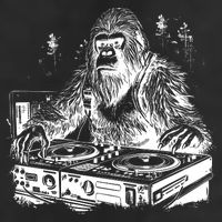 Realistic DJ Bigfoot Hat