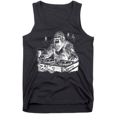 Realistic DJ Bigfoot Tank Top