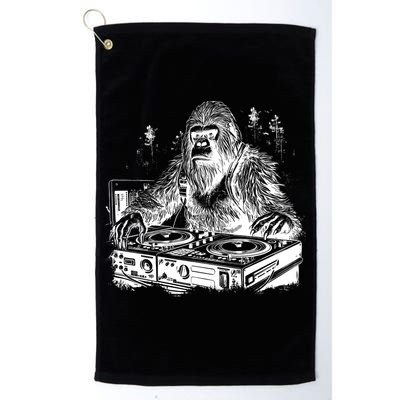 Realistic DJ Bigfoot Golf Towel