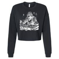 Realistic DJ Bigfoot Cropped Pullover Crew
