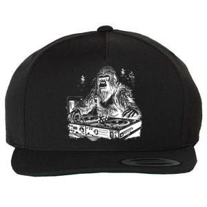 Realistic DJ Bigfoot Wool Snapback Cap