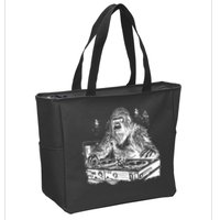 Realistic DJ Bigfoot Zip Tote Bag