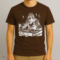 Realistic DJ Bigfoot T-Shirt