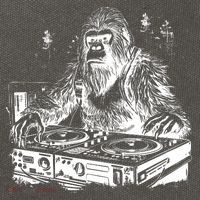 Realistic DJ Bigfoot Cotton Canvas Backpack