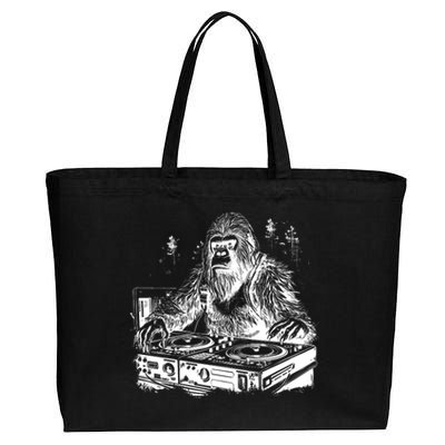 Realistic DJ Bigfoot Cotton Canvas Jumbo Tote