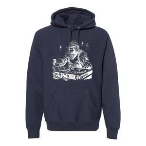 Realistic DJ Bigfoot Premium Hoodie