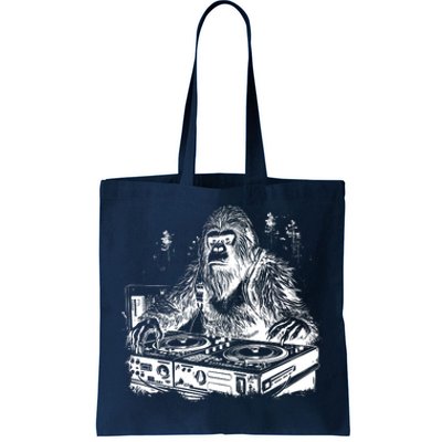 Realistic DJ Bigfoot Tote Bag