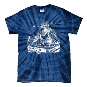 Realistic DJ Bigfoot Tie-Dye T-Shirt