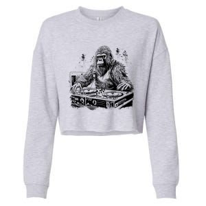 Realistic DJ Bigfoot Cropped Pullover Crew