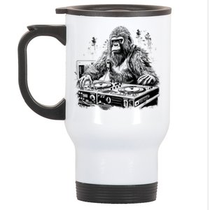 Realistic DJ Bigfoot Stainless Steel Travel Mug