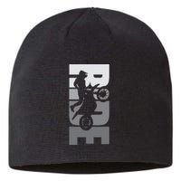 Ride: Dirt Bike Motocross Motorbike Mx Offroad Life Passion Sustainable Beanie