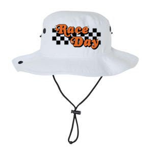 Race Day Checkered Flag Racing Driver Cheer Mama Legacy Cool Fit Booney Bucket Hat