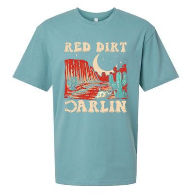 Red Dirt Country Music Western Theme Sueded Cloud Jersey T-Shirt