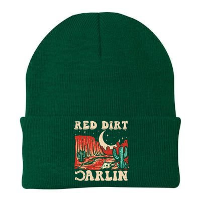 Red Dirt Country Music Western Theme Knit Cap Winter Beanie