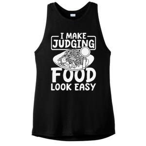 Review Dining Cuisine Food Critic Ladies PosiCharge Tri-Blend Wicking Tank